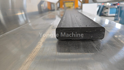 Plastic lumber sample made by yongte machine
