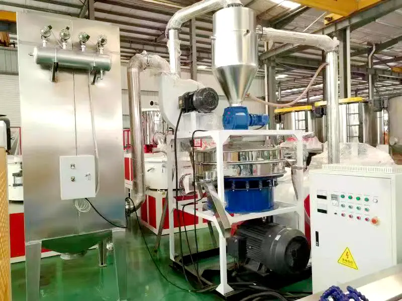 PVC Meaisín Crushing agus Meilt